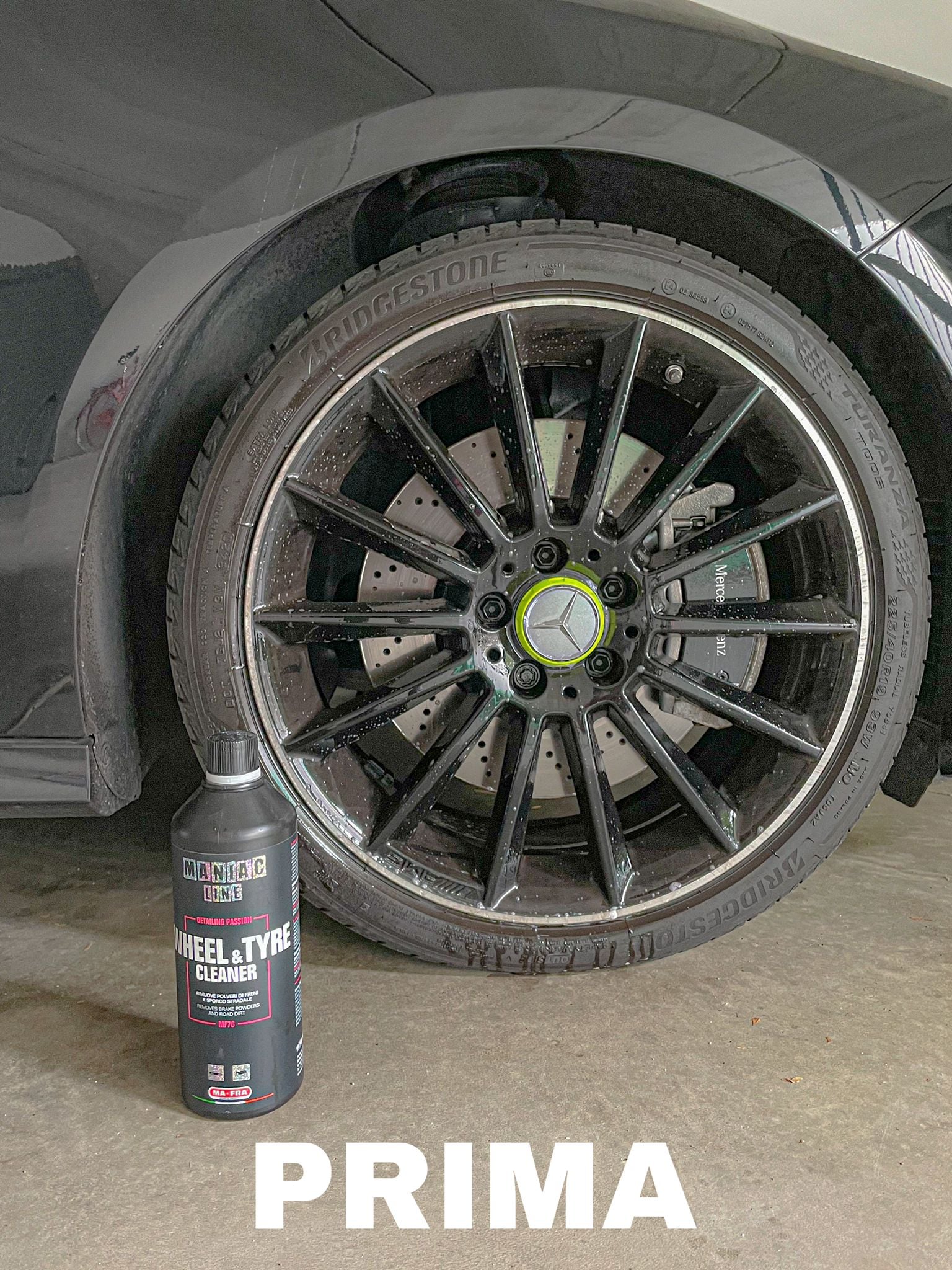 wheel and tyre cleaner maniac line